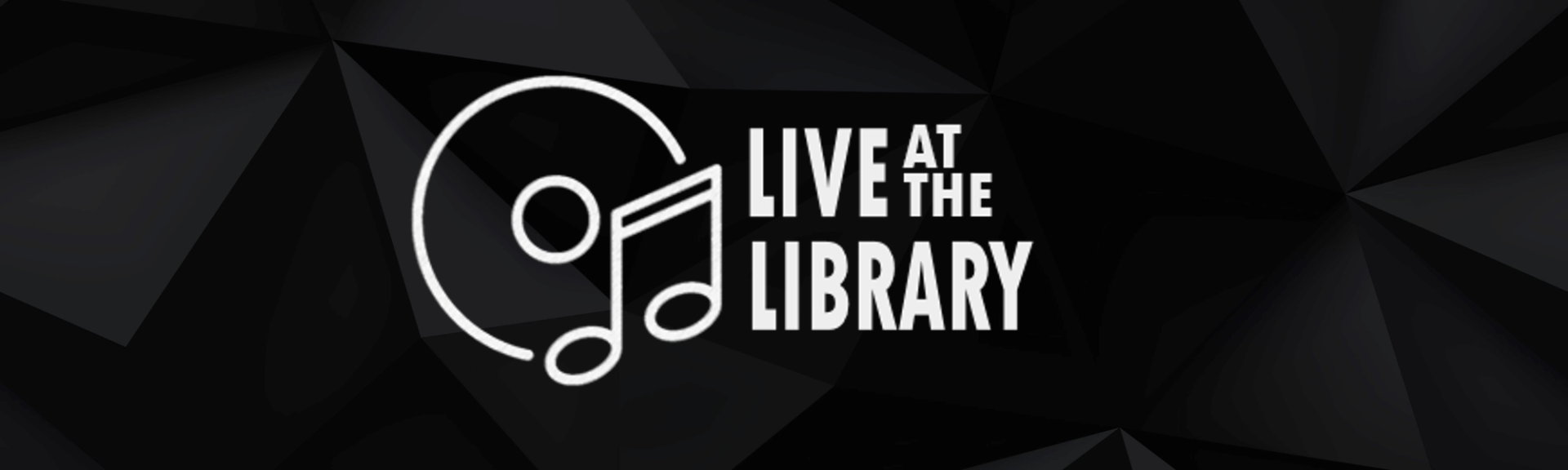 live at the library banner